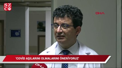 Kanser hastalarına Covid aşısını yaptırmalarını öneriyoruz
