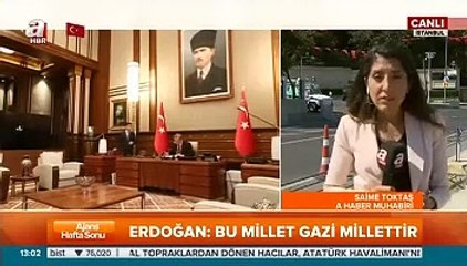 Cumhurbaşkanı Erdoğan: "Bu millet gazi millettir"