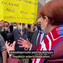 Akşener, 15 ayda 4 bin lira destek aldığını söyleyen kıraathanecinin pankartını aldı: Grup toplantısında çıkaracağım
