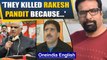Rakesh Pandit death: BJP pays tribute, says he was killed because...| Oneindia News