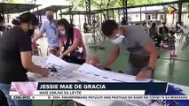 Higit 40 urban dwellers, nakatakadang umuwi sa Leyte sa tulong ng 'Balik probinsya, bagong pag-asa program'; Mga benepisyaryo, nakatanggap ng pagkain, gamit, cash aid; Libreng training sa TESDA at emergency employment mula sa DOLE, handog din sa mga benep