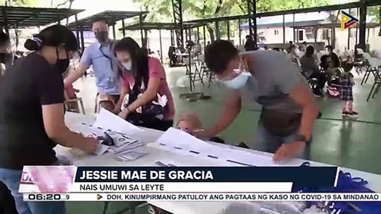 Higit 40 urban dwellers, nakatakadang umuwi sa Leyte sa tulong ng 'Balik probinsya, bagong pag-asa program'; Mga benepisyaryo, nakatanggap ng pagkain, gamit, cash aid; Libreng training sa TESDA at emergency employment mula sa DOLE, handog din sa mga benep