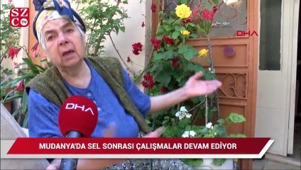 Mudanya'da sel sonrası çalışmalar devam ediyor