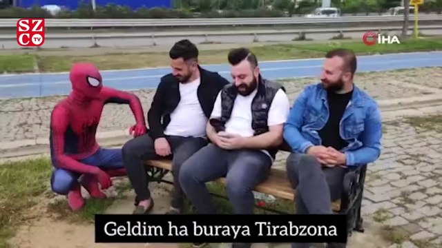 Örümcek Adam memleketine geldi, şivesiyle görenleri güldürdü