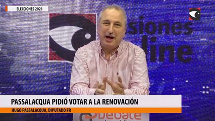 Passalacqua pidió votar a la Renovación