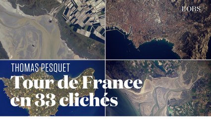 Tour de France en 33 photographies prises depuis l'Espace par Thomas Pesquet dans l'ISS