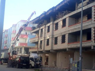 Iğdır'da kazaya davetiye çıkaran görüntüler