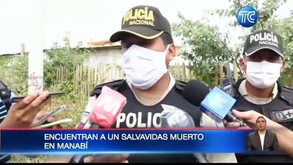 Encuentran a un salvavidas muerto en Manabí