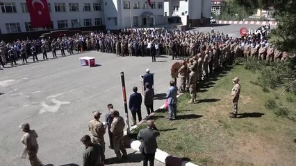 Şehit korucu Cahit Çelik son yolculuğuna göz yaşlarıyla uğurlandı