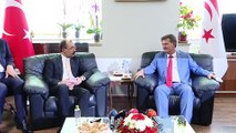 LEFKOŞA - Ticaret Bakanı Muş'tan KKTC'li Bakanlar Arıklı ve Oğuz'a ziyaret