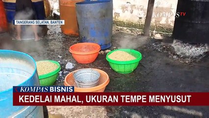 Kedelai Mahal, Ukuran Tempe Semakin Menyusut