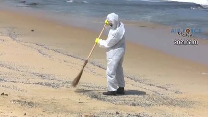 Sri Lanka, una costa ya contaminada