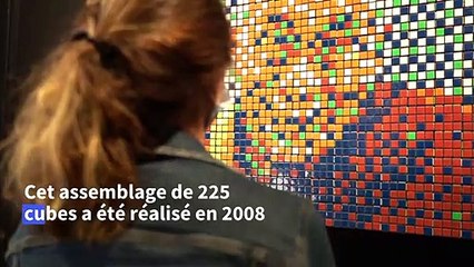 Le "Rubik Dalaï-Lama" de l'artiste Invader aux enchères à Paris