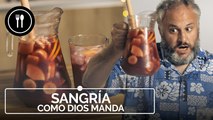 SANGRÍA como DIOS MANDA