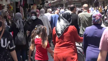 Normalleşme sonrası Gaziantep'te çarşı yoğunluğu arttı