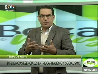 Boza con Valdez 03JUN2021  | Diferencias escenciales entre capitalismo y socialismo
