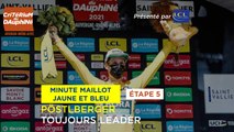 #Dauphiné 2021 - Étape 5 / Stage 5 - Minute Jaune et Bleu LCL / LCL Blue & Yellow Jersey Minute