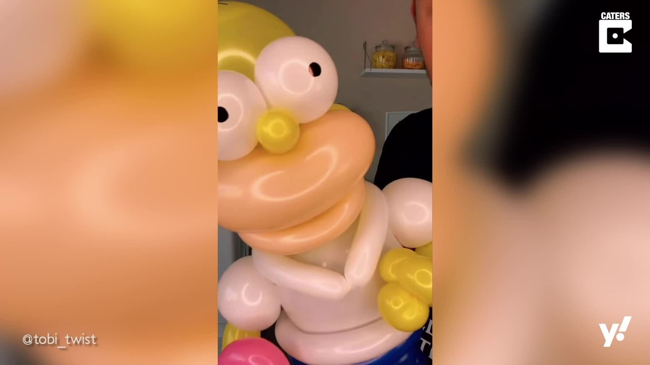 Irre Ballonkunst: Berühmte Figuren erwachen zum Leben