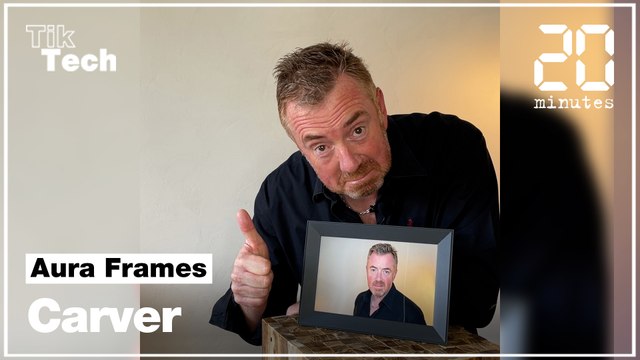 On a testé le nouveau cadre photo numérique d'Aura Frames