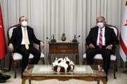 Ticaret Bakanı Muş, KKTC Meclis Başkanı Sennaroğlu ile görüştü