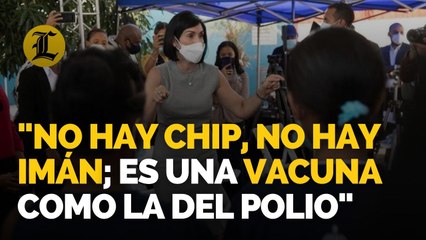 Raquel Arbaje: "No hay chip, no hay imán; es una vacuna como la del polio"