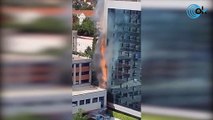 Incendio en el Hotel Madrid