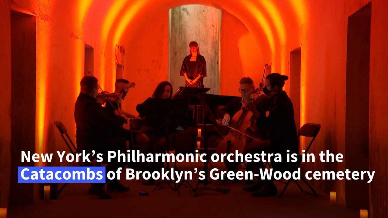 Music in the Catacombs: the New York Philharmonic performs in cemetery
