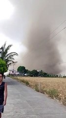 First Tornado Forming Over Lanna Tumauini Isabela, Philippines
