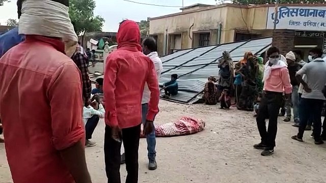 बड़ौनी के वार्ड क्रमांक छह में घटना, दो मजदूर घायल, ग्वालियर रैफर