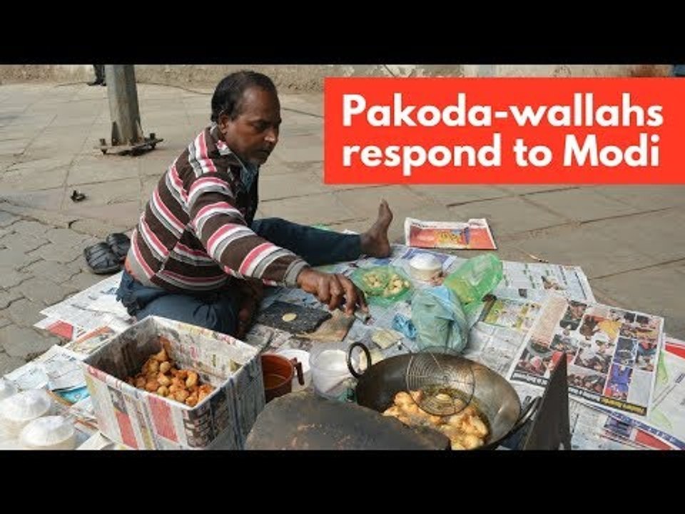 Pakoda-wallahs Respond to Modi's Statement on Employment