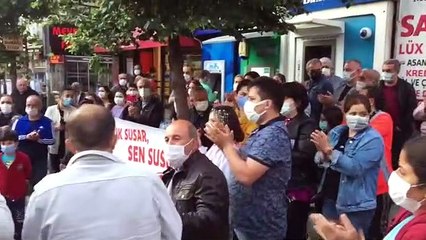 Söğütlüçeşme'de yurttaşlardan çocuk istismarına karşı eylem