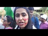 जेएनयू के छात्र-छात्राओं और शिक्षकों का लॉन्ग मार्च