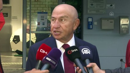 PADERBORN - Türkiye-Moldova hazırlık maçının ardından - TFF Başkanı Özdemir