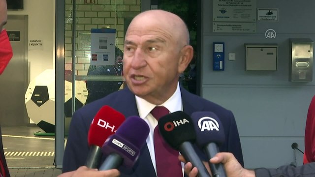 PADERBORN - Türkiye-Moldova hazırlık maçının ardından - TFF Başkanı Özdemir