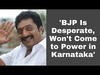 Prakash Raj: BJP Is Desperate, Won't Come to Power in Karnataka
