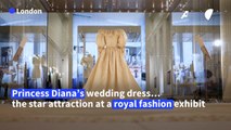 Diana's iconic wedding dress is star of royal fashion exhibit