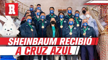 Sheinbaum recibe a los campeones en las oficinas de la CDMX