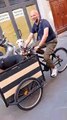 Cargo Bike Carries Cute Dogs