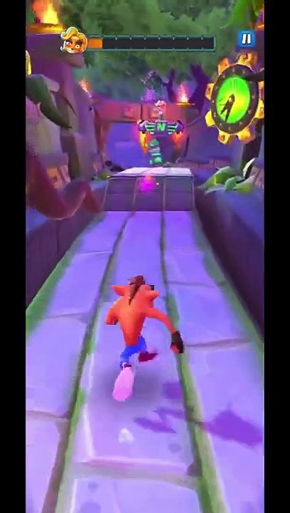 Fake Coco Boss Fight Gameplay - Crash Bandicoot: On The Run! (S2 Running Outta Time)