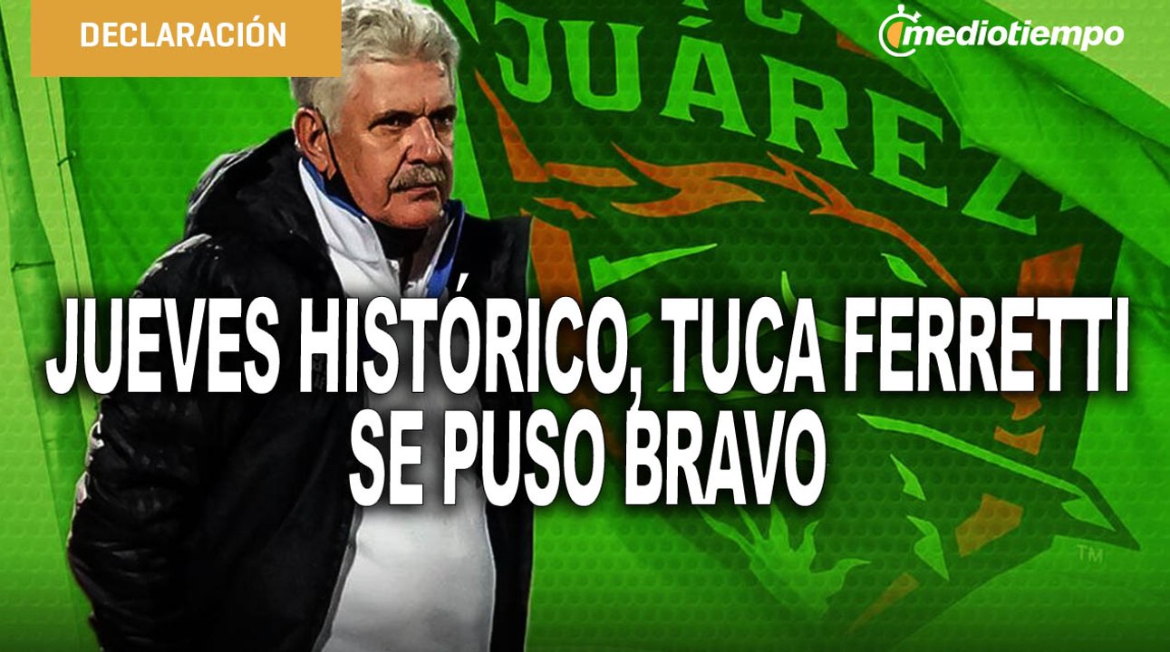 Juárez presentó al Tuca Ferretti como su nuevo DT