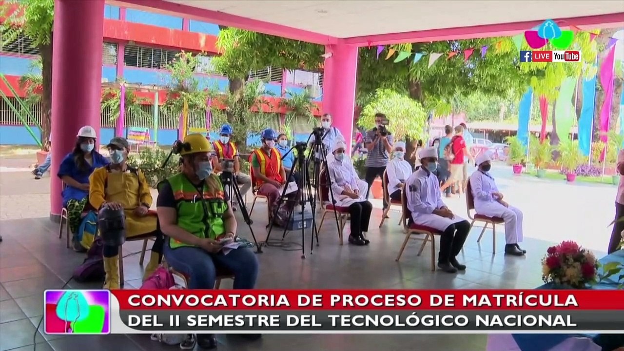 Convocatoria de proceso de matrícula del 2do semestre del Tecnológico Nacional