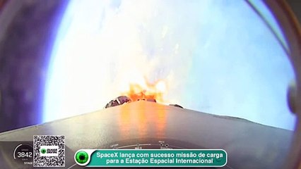 SpaceX lança com sucesso missão de carga para a Estação Espacial Internacional.ai
