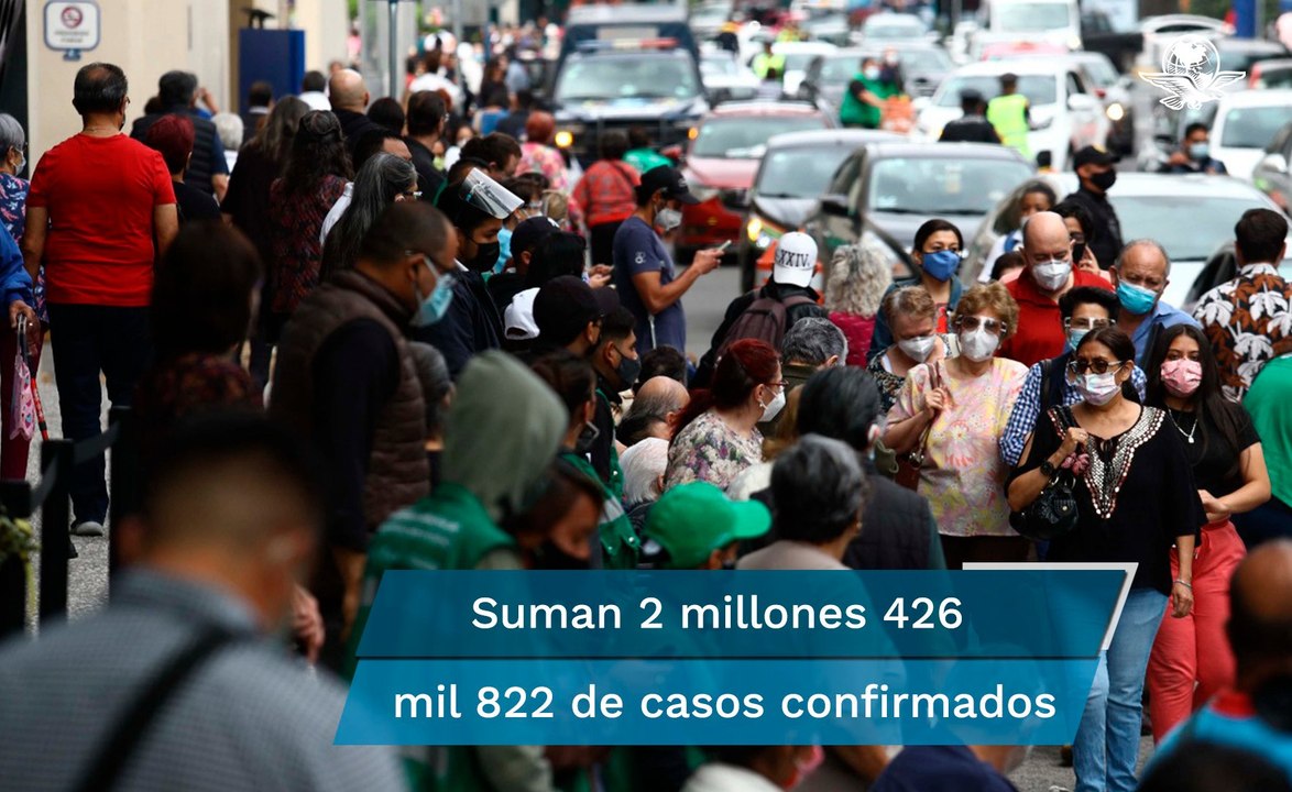 México acumula 228 mil 362 muertes por Covid-19