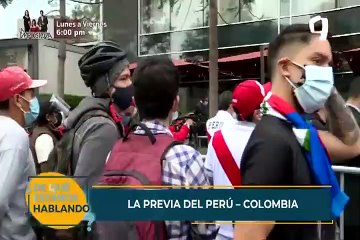 Así se vivió la previa del Perú - Colombia en nuestra capital