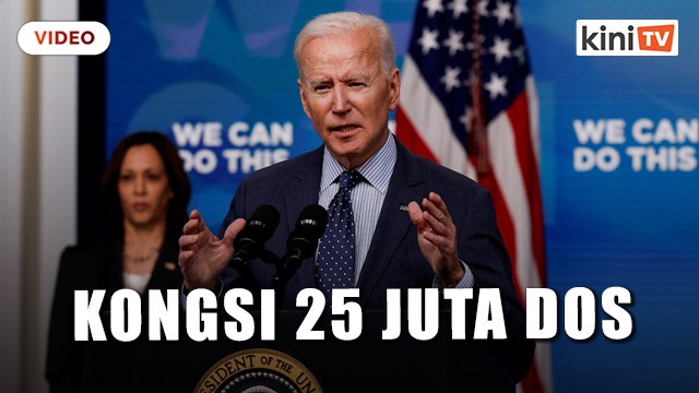 AS kongsi 25 juta dos vaksin Covid-19 ke seluruh dunia