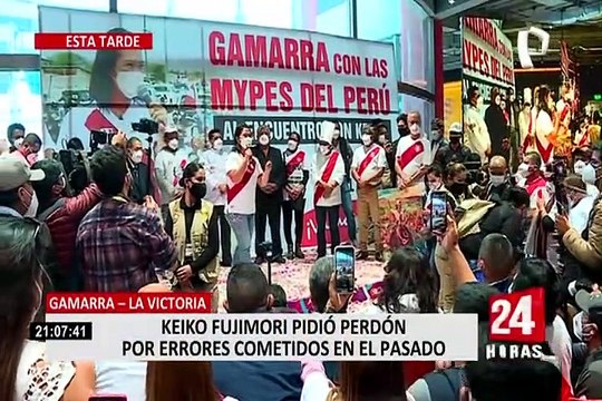 Elecciones 2021: Keiko Fujimori reiteró sus disculpas al país por los errores que cometió