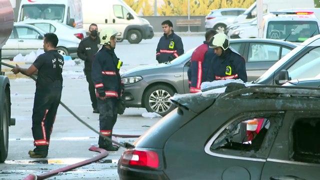 ANKARA - Kimyasal madde üreten iş yerinde çıkan yangın büyük hasara neden oldu