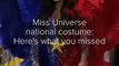 Miss Universe National Costume: Here's what you missed