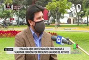 Fiscalía abre nueva investigación a Vladimir Cerrón por lavado de activos en Huancayo