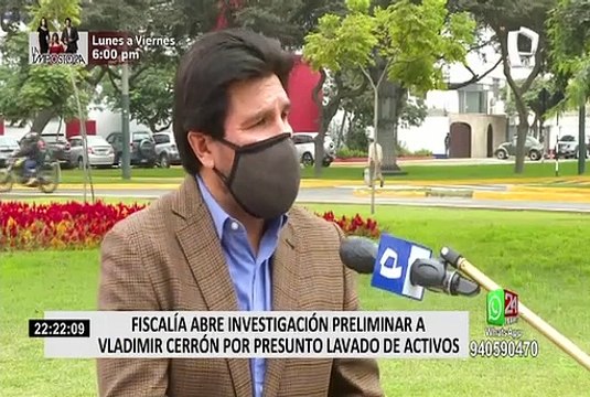Fiscalía abre nueva investigación a Vladimir Cerrón por lavado de activos en Huancayo